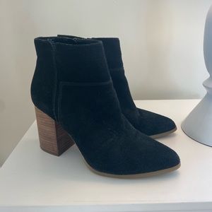 Nine West Black Suede Booties